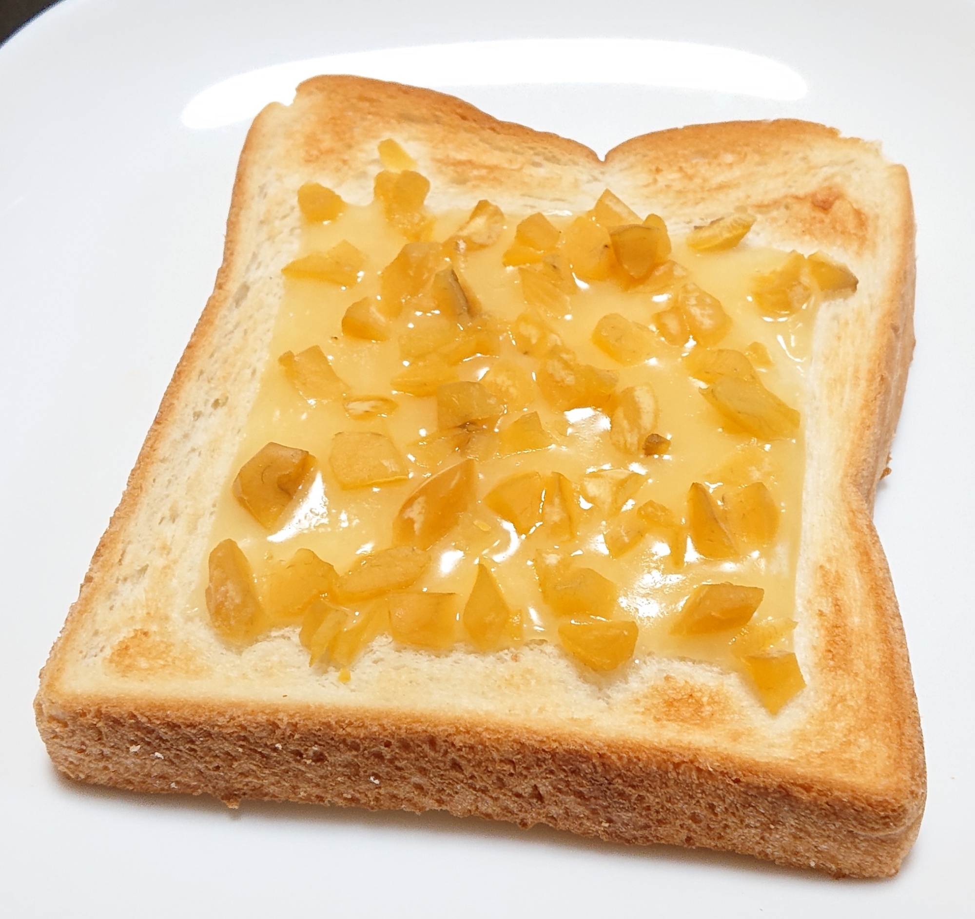 とろけるハニーチーズのマロントースト