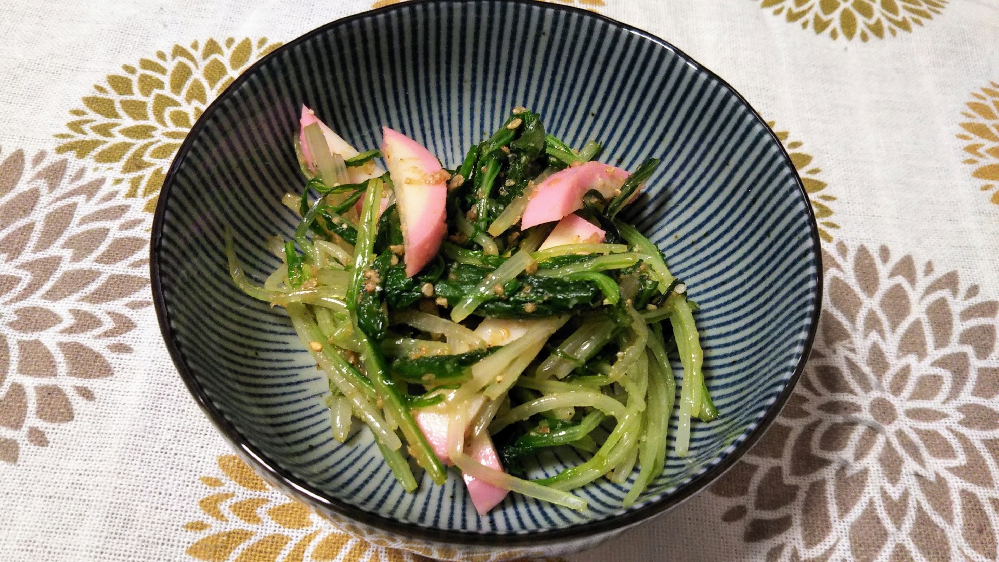 水菜のごま和え