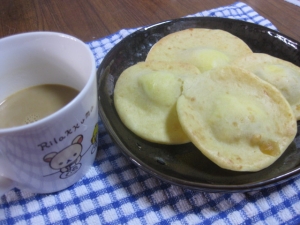 もっちりカリッの帽子パン