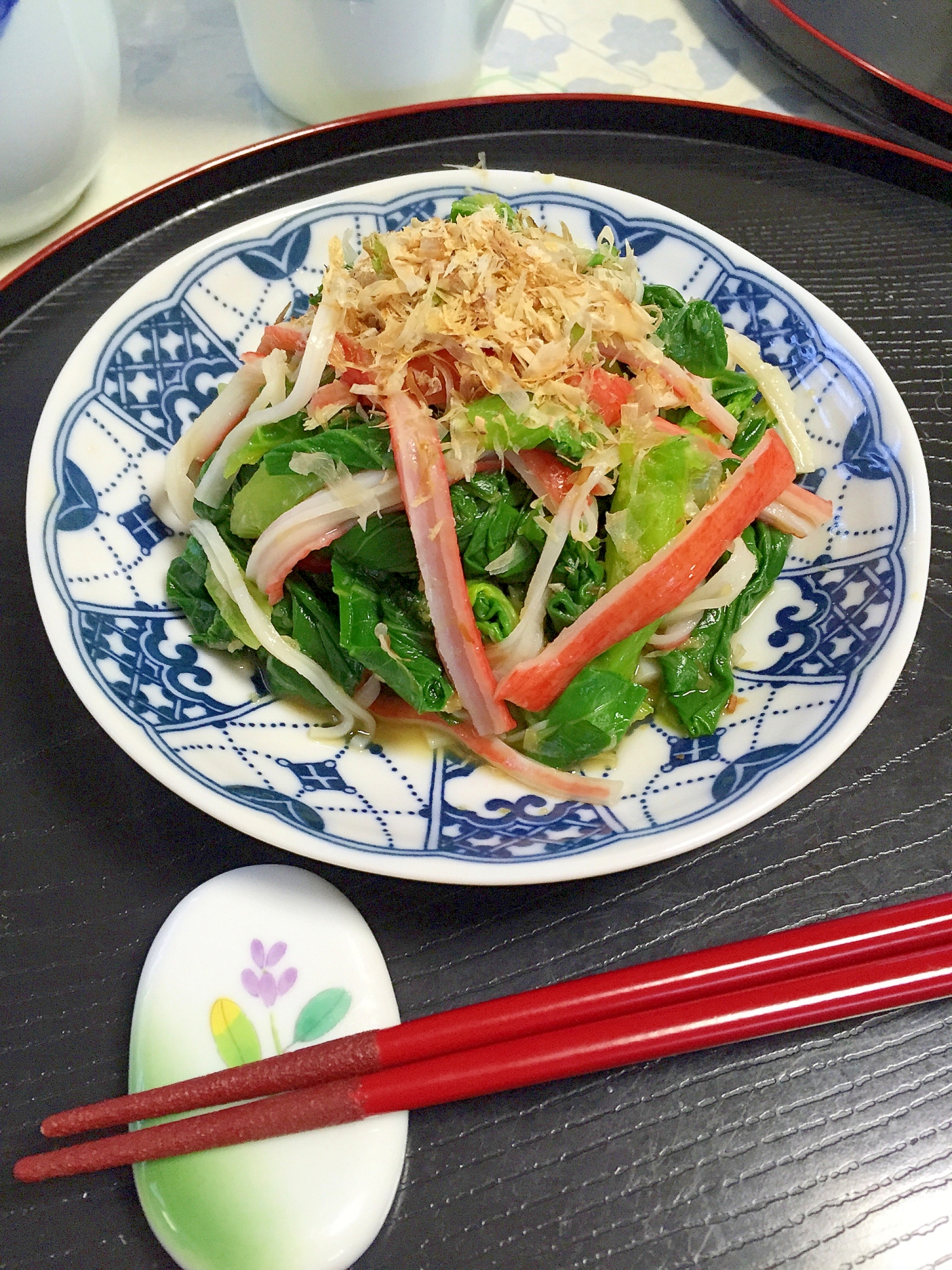 簡単一品！青梗菜とカニかまの★生姜和え