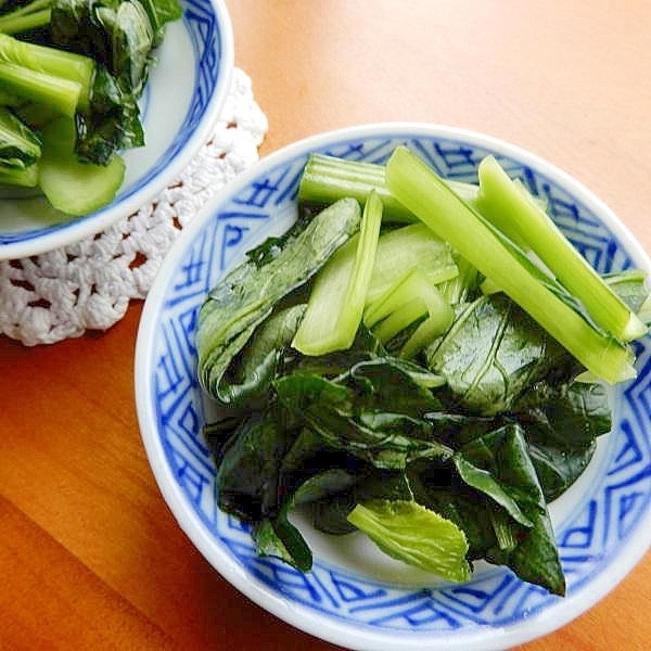 朝ご飯にも！+粉末塩麴で❤小松菜の一夜漬け♪