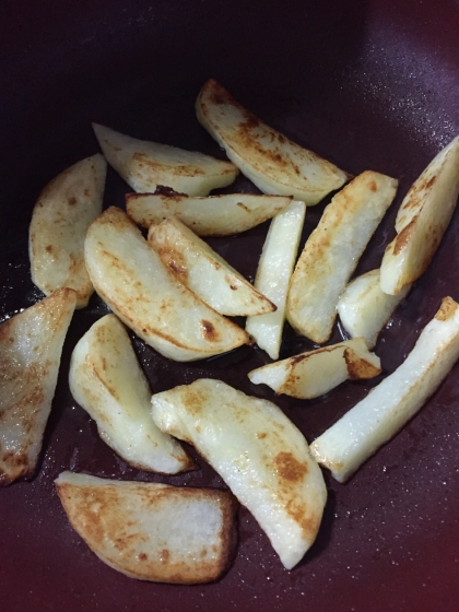 おはようございます♪電子レンジで中が柔らかくなって、外はカリカリで美味しかったです♡(*^o^*)