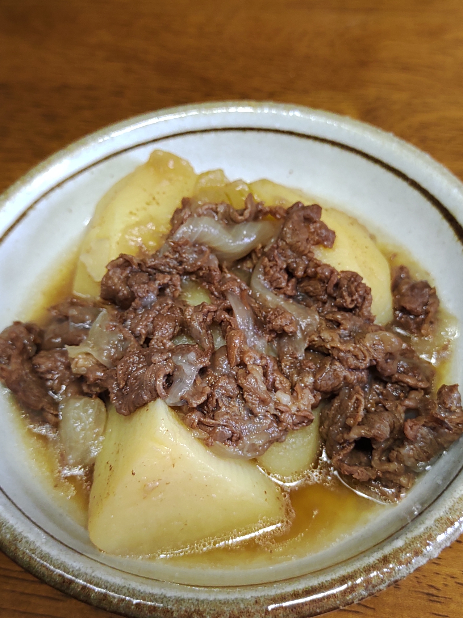 新じゃがが美味しい！肉じゃが