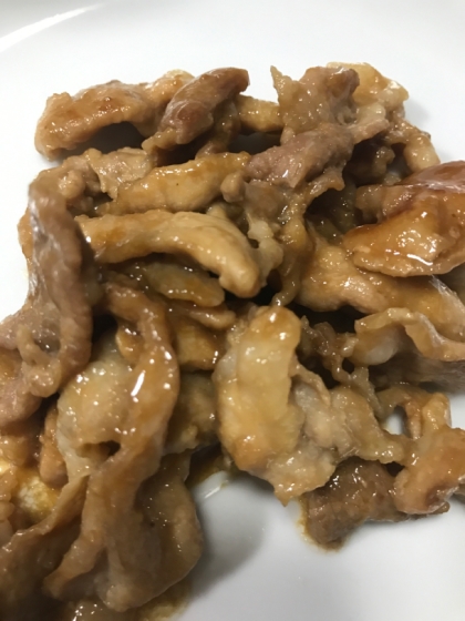 簡単！薄切り豚肉でしょうが焼き