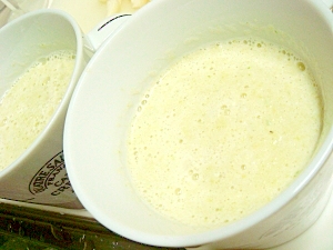 白菜の冷たいミルクスープ