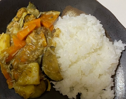 人参しめじ大和芋カレー