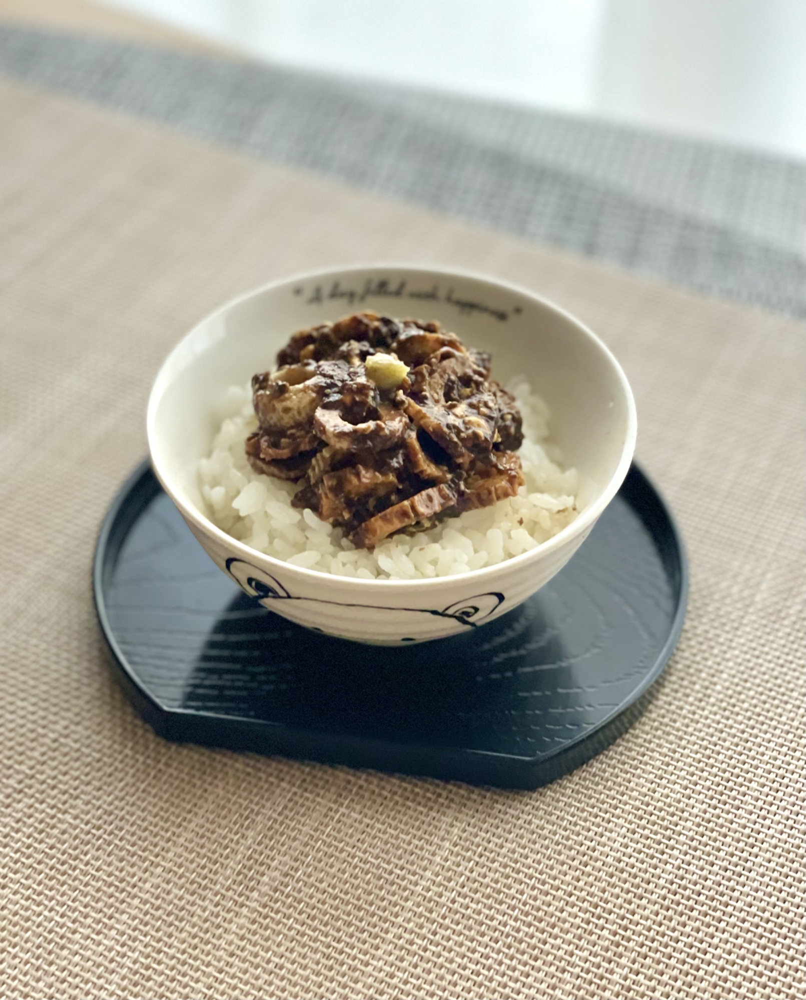 ごはんに合う！まろやかクリーミー海苔の佃煮丼