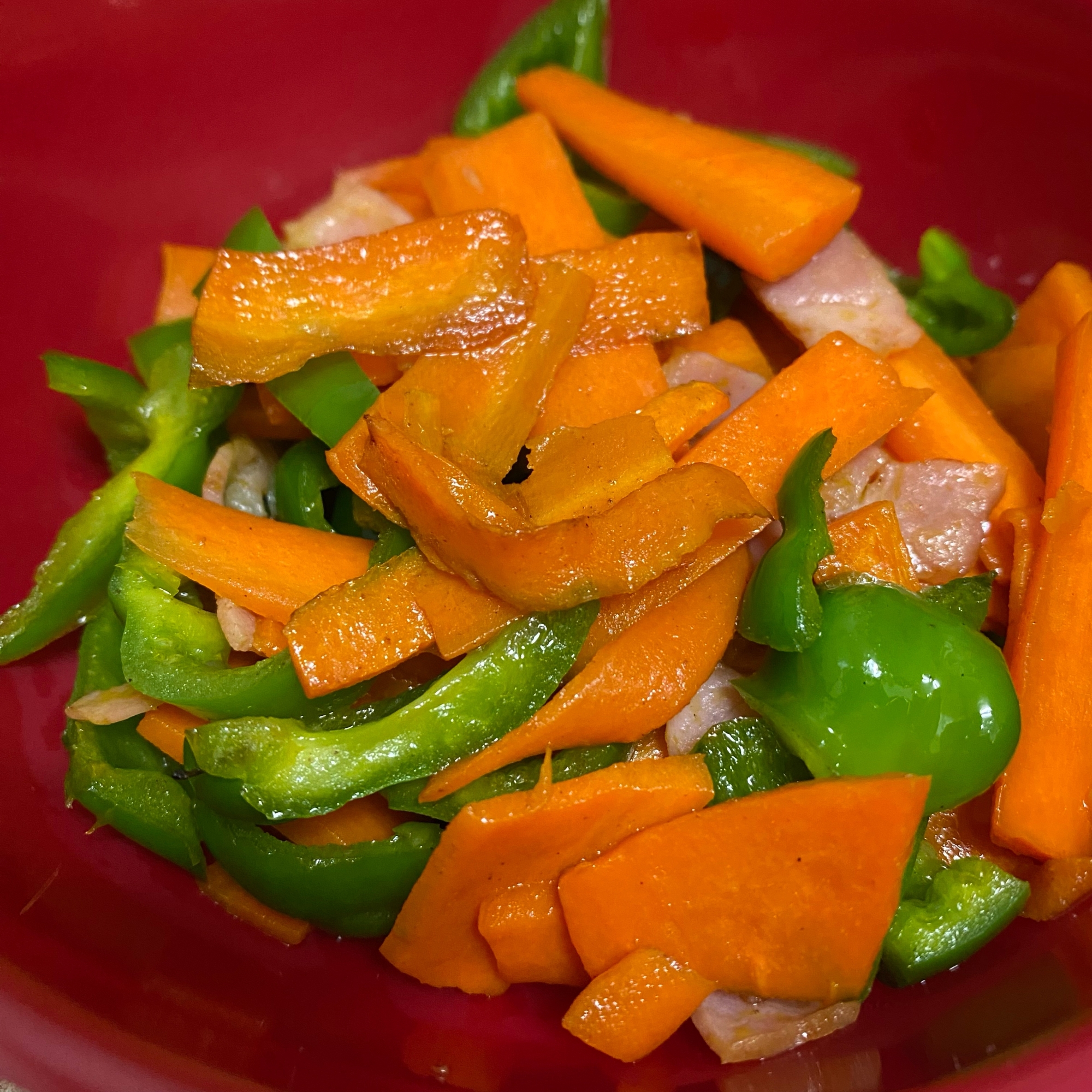 ベーコンと野菜のコンソメ炒め