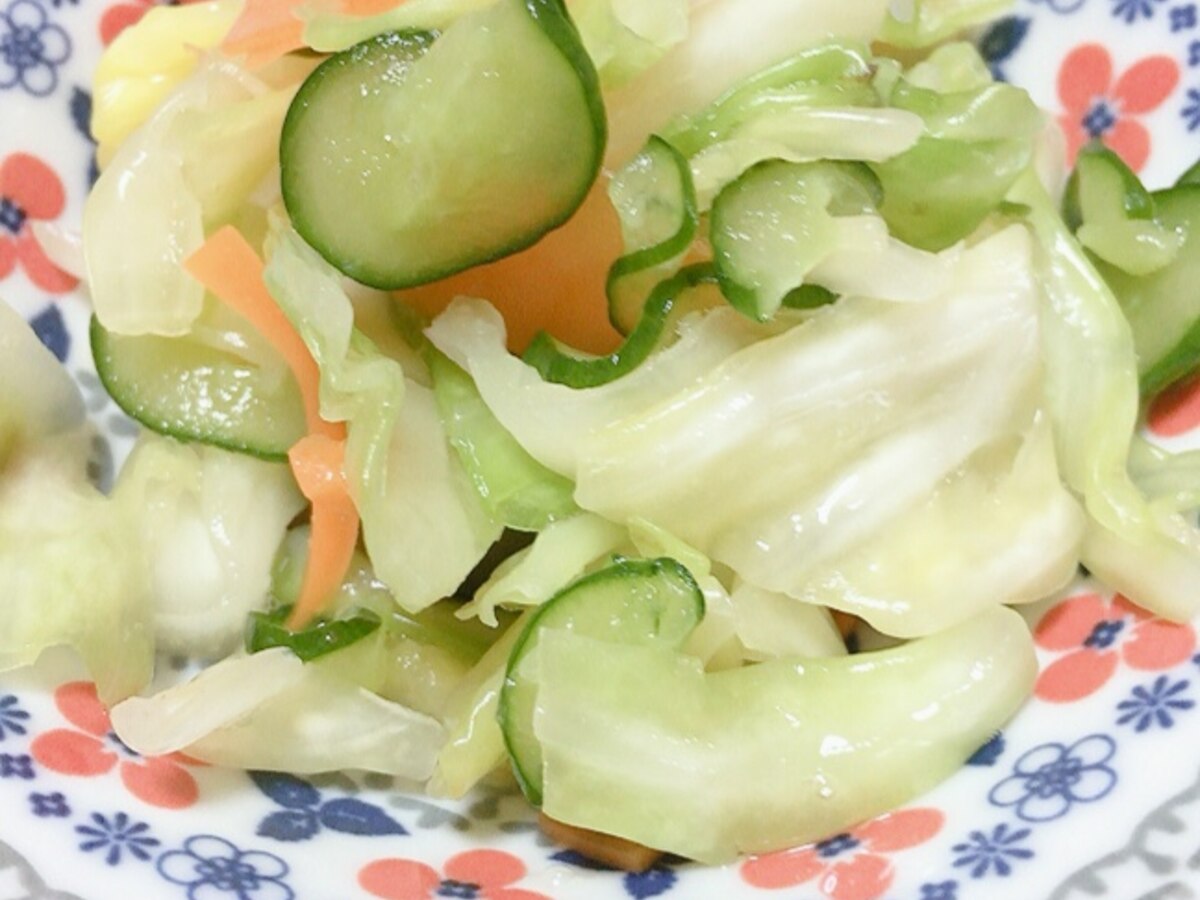 塩と味の素でキャベツと人参と胡瓜の浅漬け レシピ 作り方 By Gogo Saito 楽天レシピ 塩と味の素でキャベツと人参と胡瓜の浅漬け レシピ 作り方 By Gogo Saito 楽天レシピ