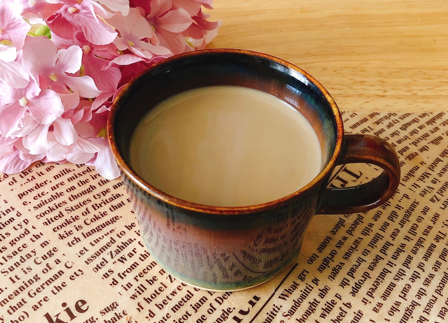 和風な黒糖甘酒コーヒー✧˖°