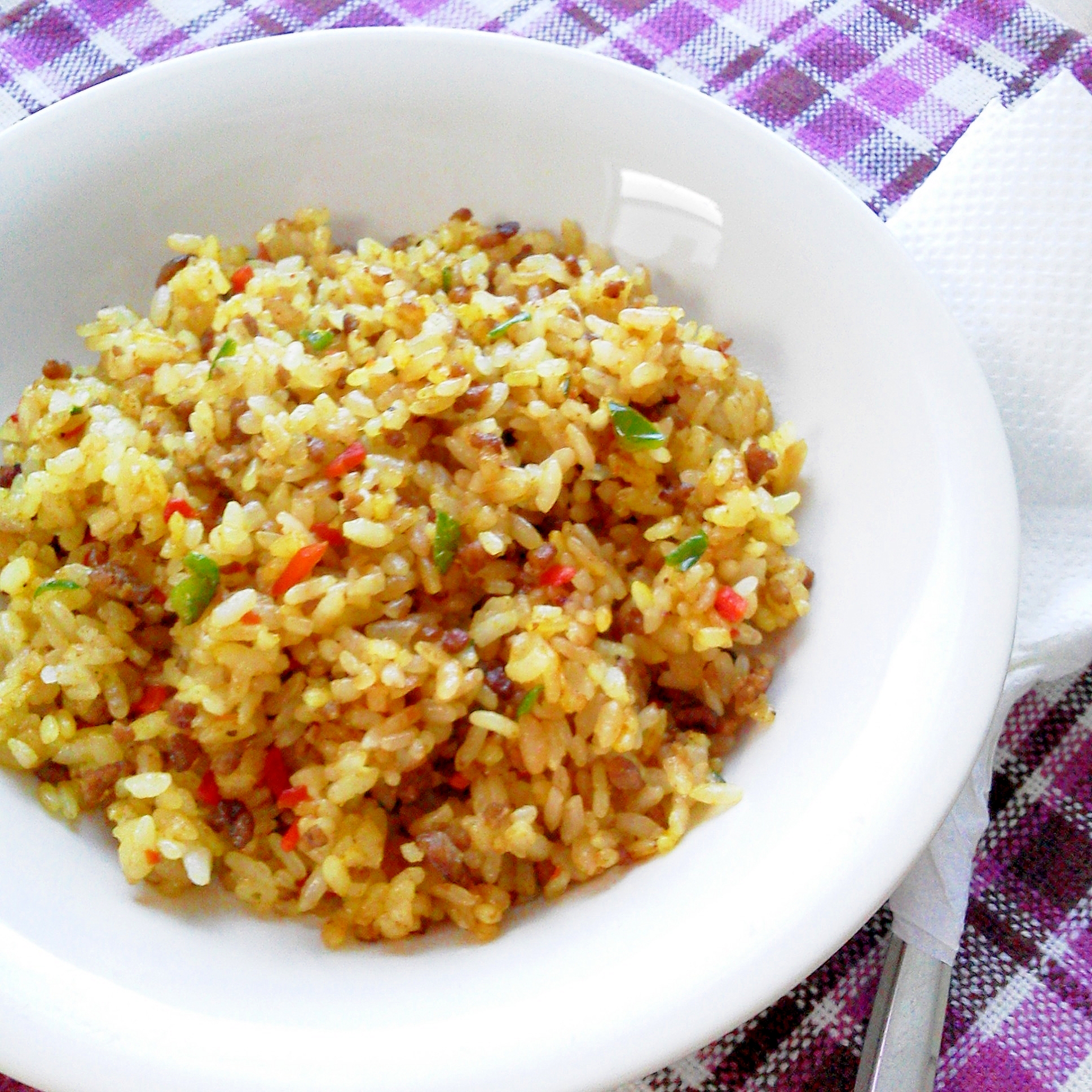 ハイカラ?!ドライカレー☆(カレーチャーハン)