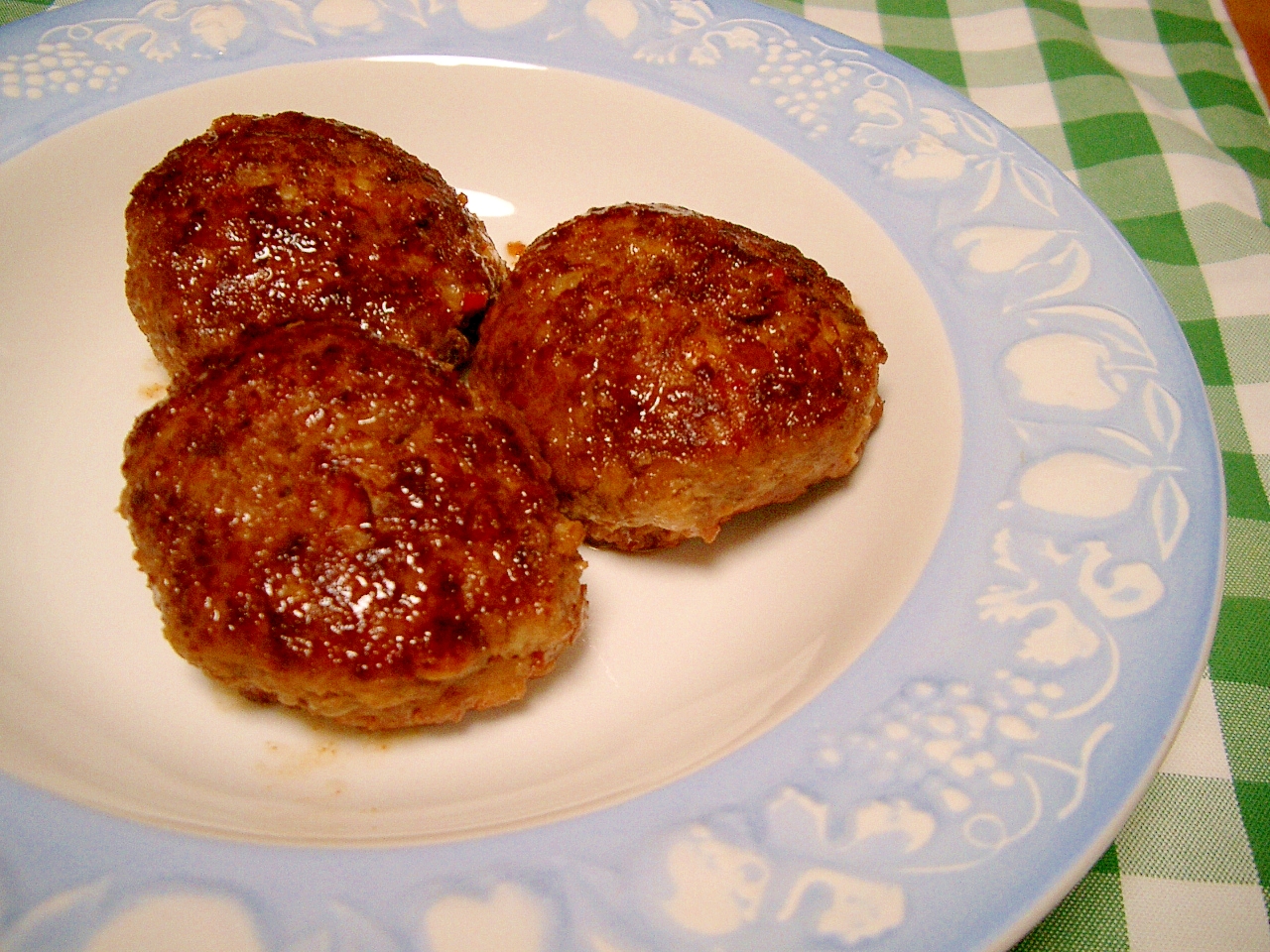 しっかり味で男性に◎　照り焼きハンバーグ