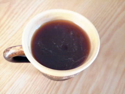 氷なしで水に溶けるタイプのコーヒーで作りました♪
美味しく頂きました(*^-^*)