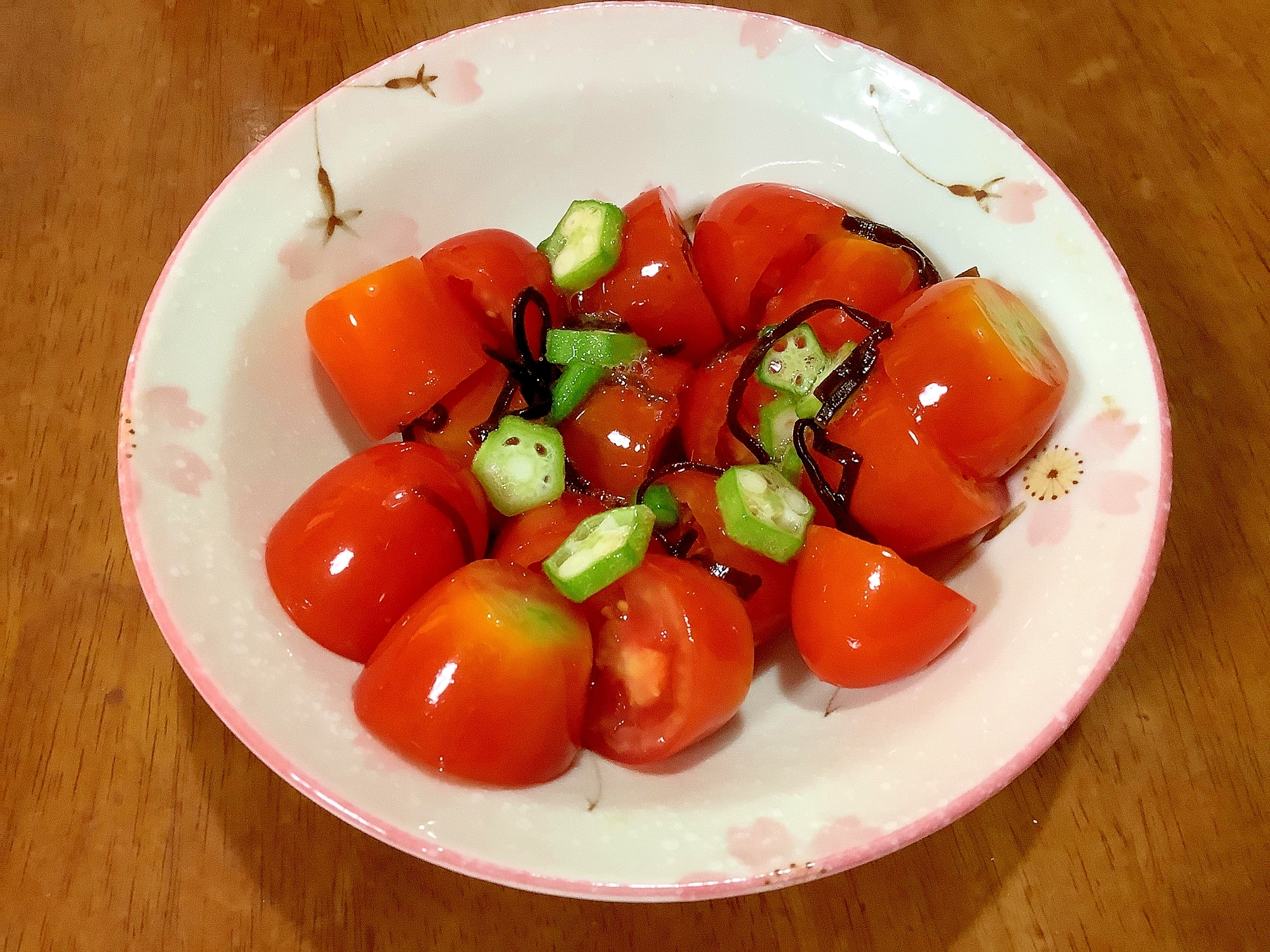 ミニトマトの塩昆布漬け