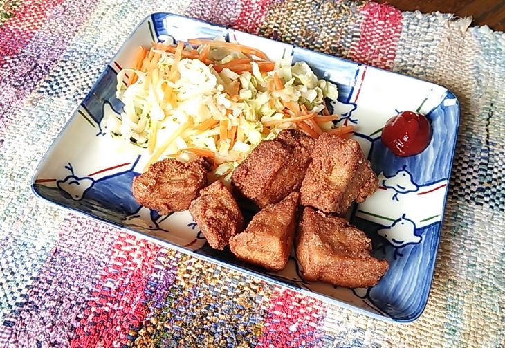 【菜食】高野豆腐の唐揚げ