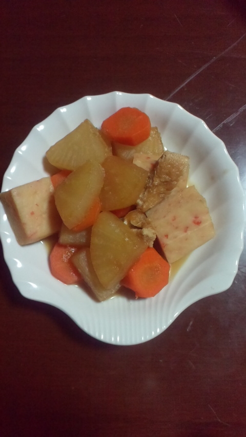 油揚げと大根の煮物 レシピ 作り方 By Momotarou1234 楽天レシピ