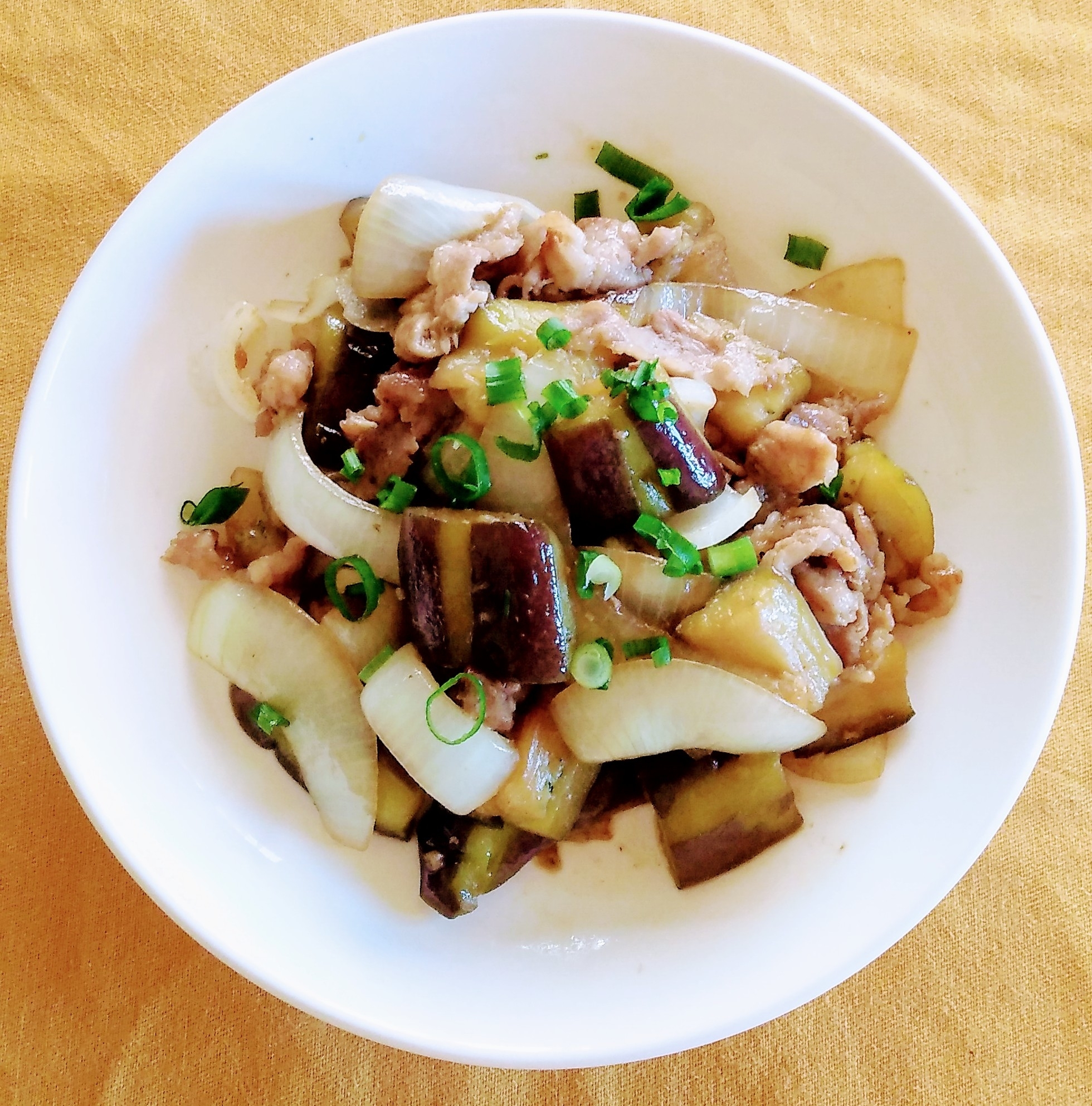 母の日に☆豚肉とナスのこってり炒め