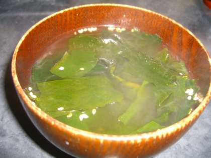 超簡単！わかめスープ