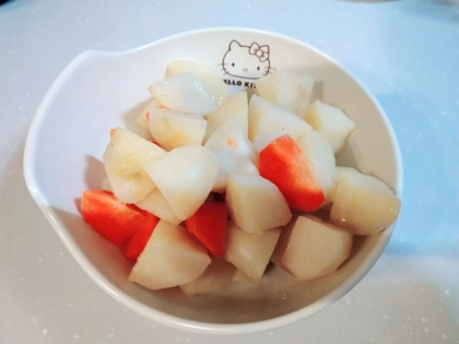 おうちバル♡にんじんとじゃがいもの国産チーズソテー