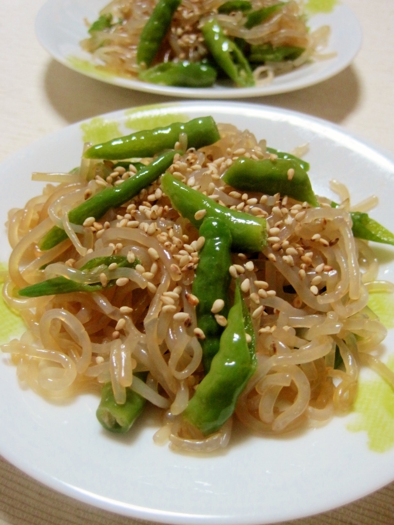 激辛!あおとうがらしらたきんぴら