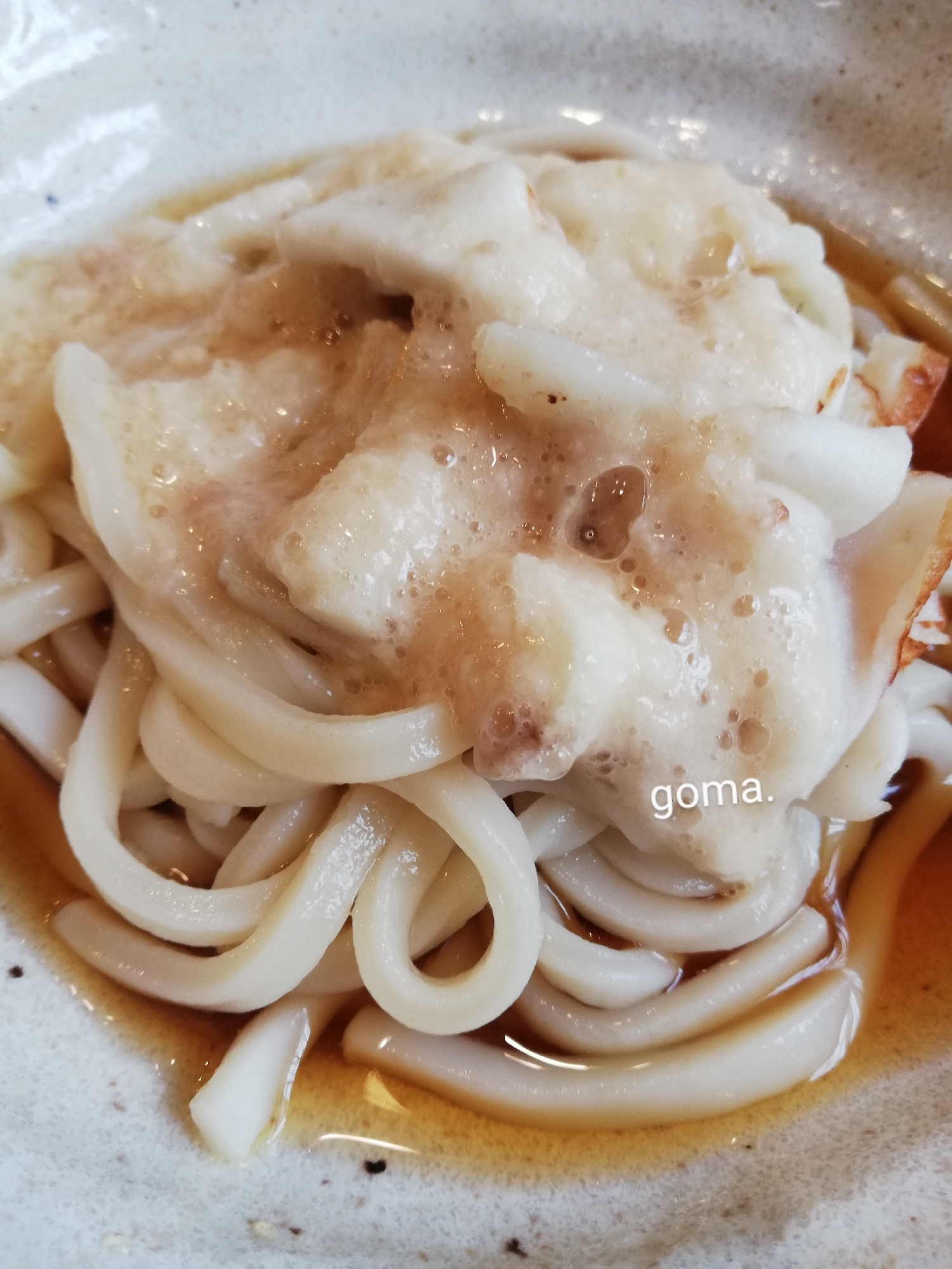 冷やしとろろうどん