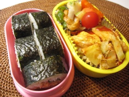 巻き寿司大好きな娘のお弁当に入れました(^v^)
お昼が楽しみ～って言ってくれました♪
美味しいレシピをいつもありがとうございます(*^o^*)