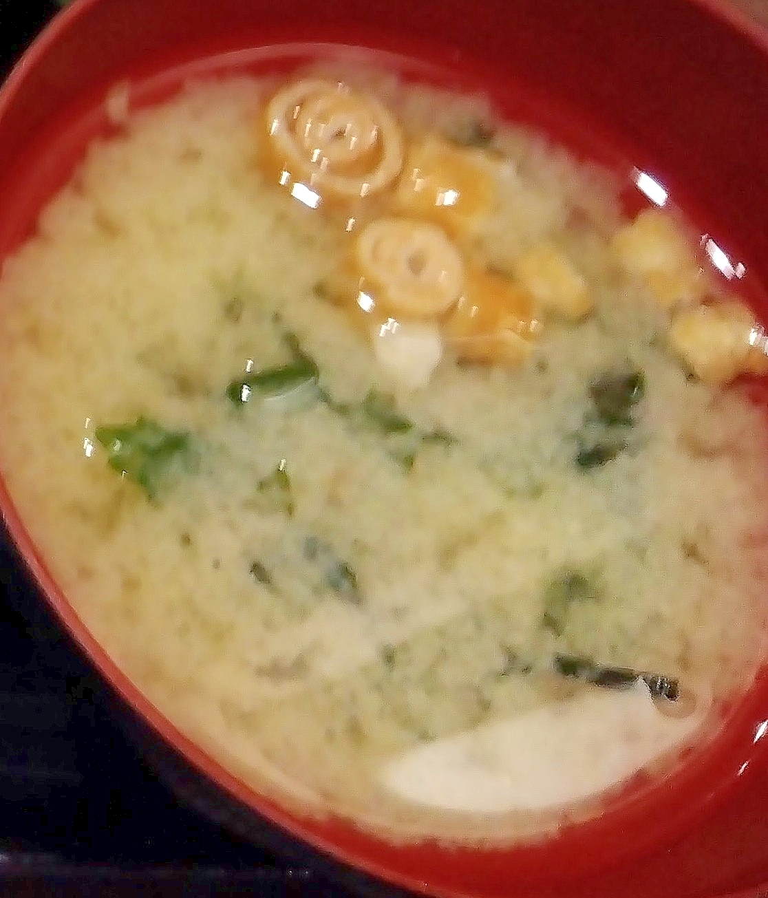 キャンプに味噌汁