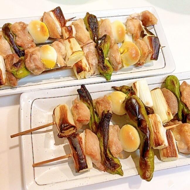 即席焼き鳥屋さん うずらの卵とししとうの焼鳥 レシピ 作り方 By アボカドプリン 楽天レシピ 即席焼き鳥屋さん うずらの卵とししとうの焼鳥 レシピ 作り方 By アボカドプリン 楽天レシピ