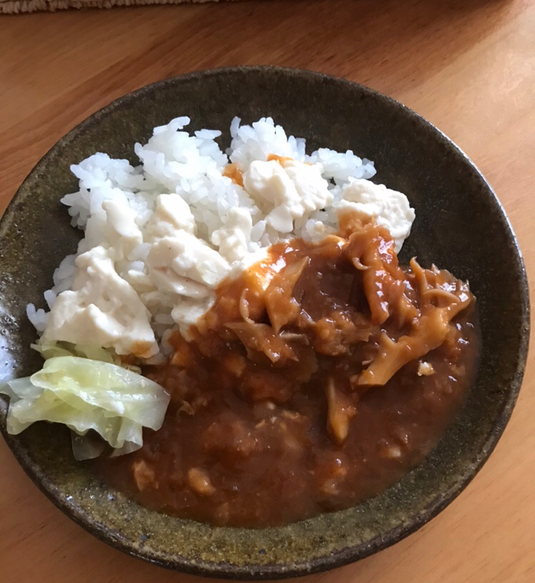 豆腐でカサ増し！ハヤシライスランチプレート