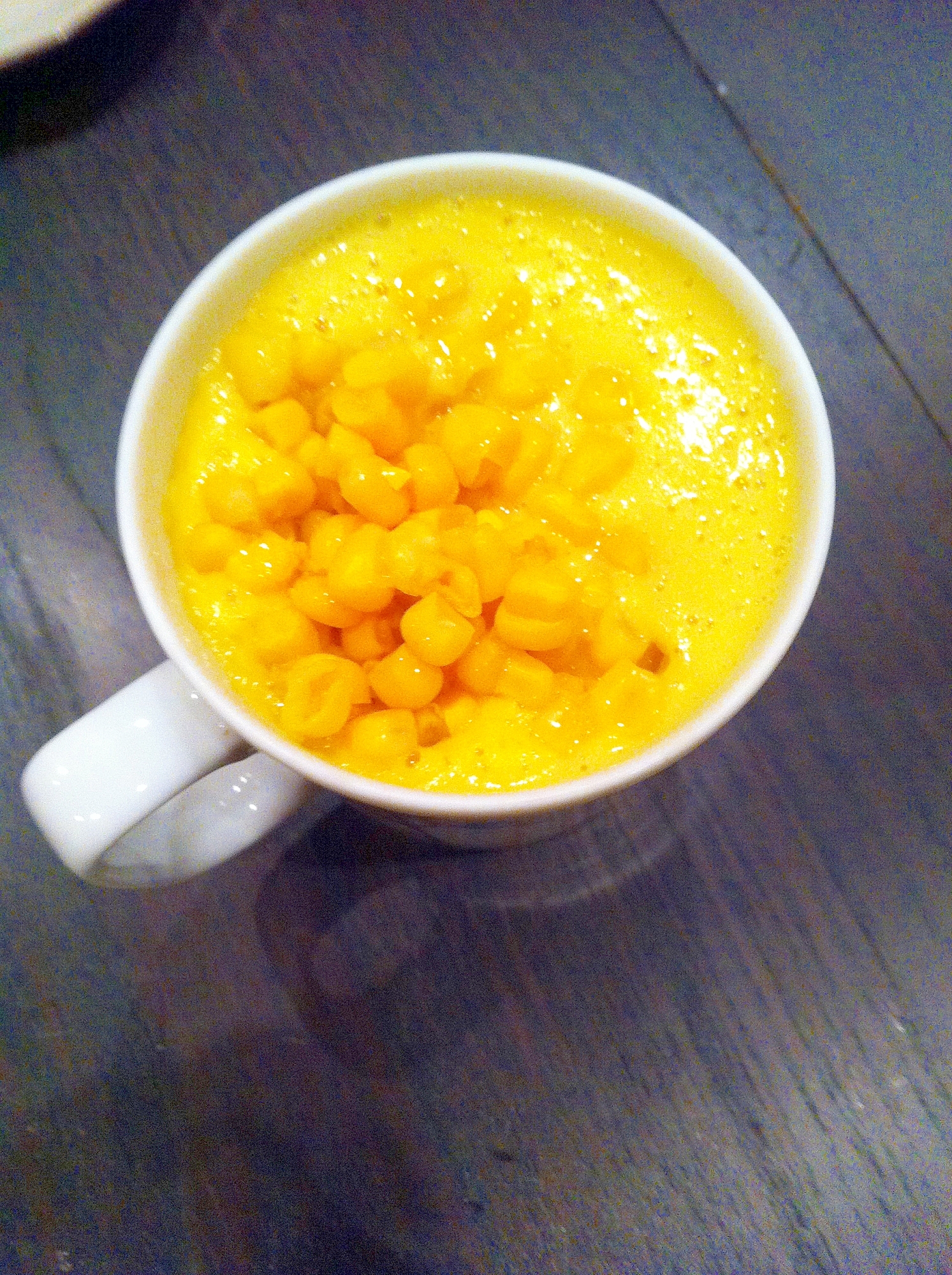 Vitamix5分で朝から幸せ濃厚コーンポタージュ