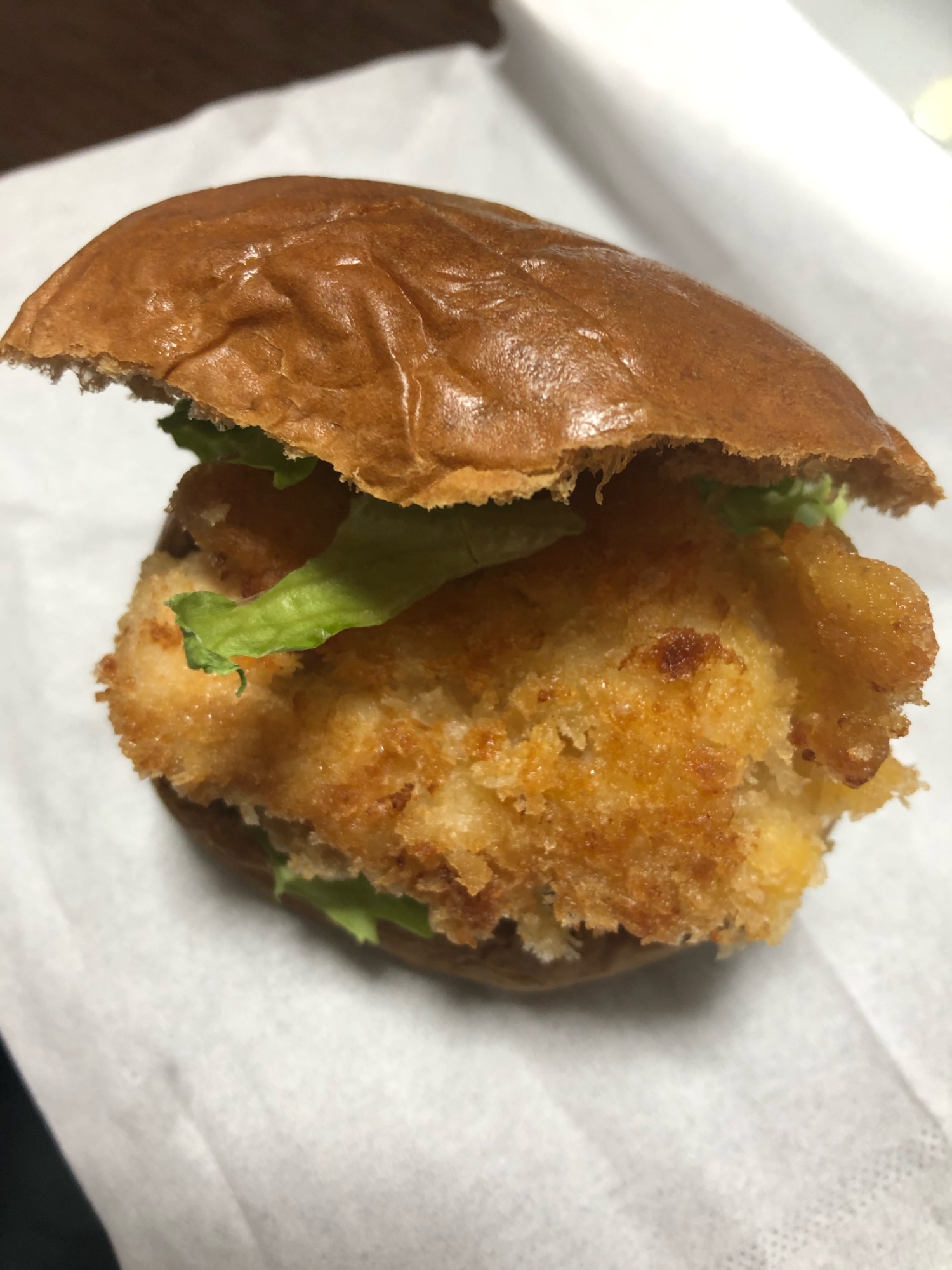 チキンカツバーガー