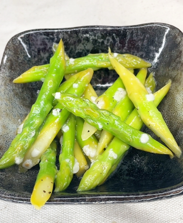 アスパラのレモン塩麹マリネ