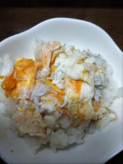ちりめんじゃこの卵炒め