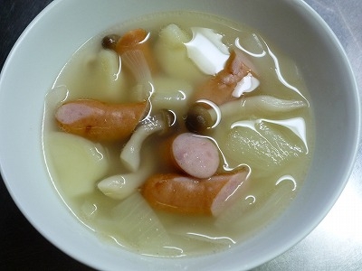 ほくほく～❤新じゃが・新たまねぎの簡単中華スープ