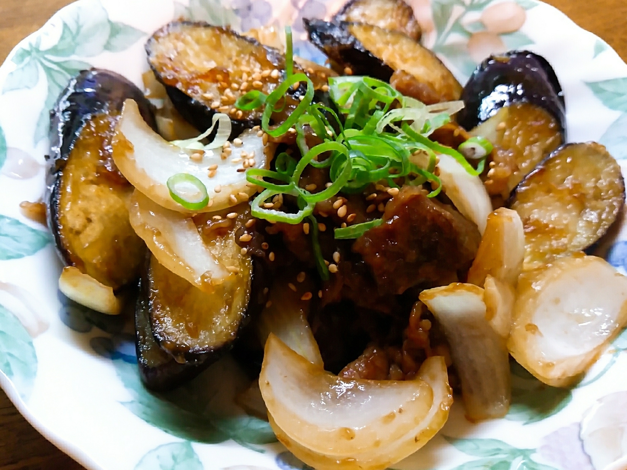 茄子と牛肉の炒め物