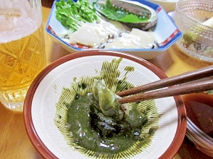 あわびのお刺身やご飯に あわびの肝 レシピ 作り方 By ぴぐ 楽天レシピ