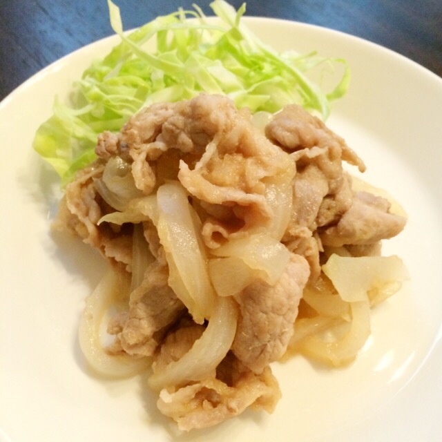 豚肉のおろしポン酢炒め