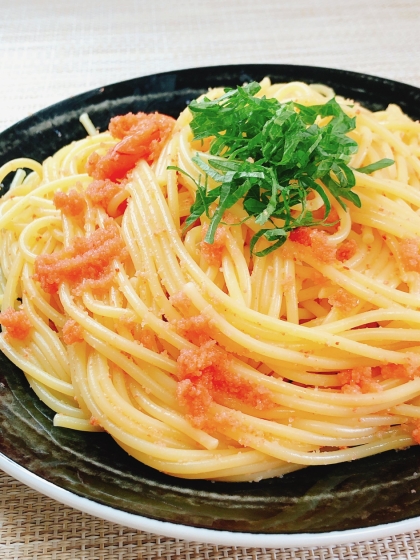 簡単！美味しい！！明太子パスタ(^^)