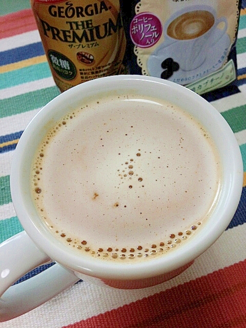 ホッと きなこ珈琲カプチーノ レシピ 作り方 By Nyan260 楽天レシピ