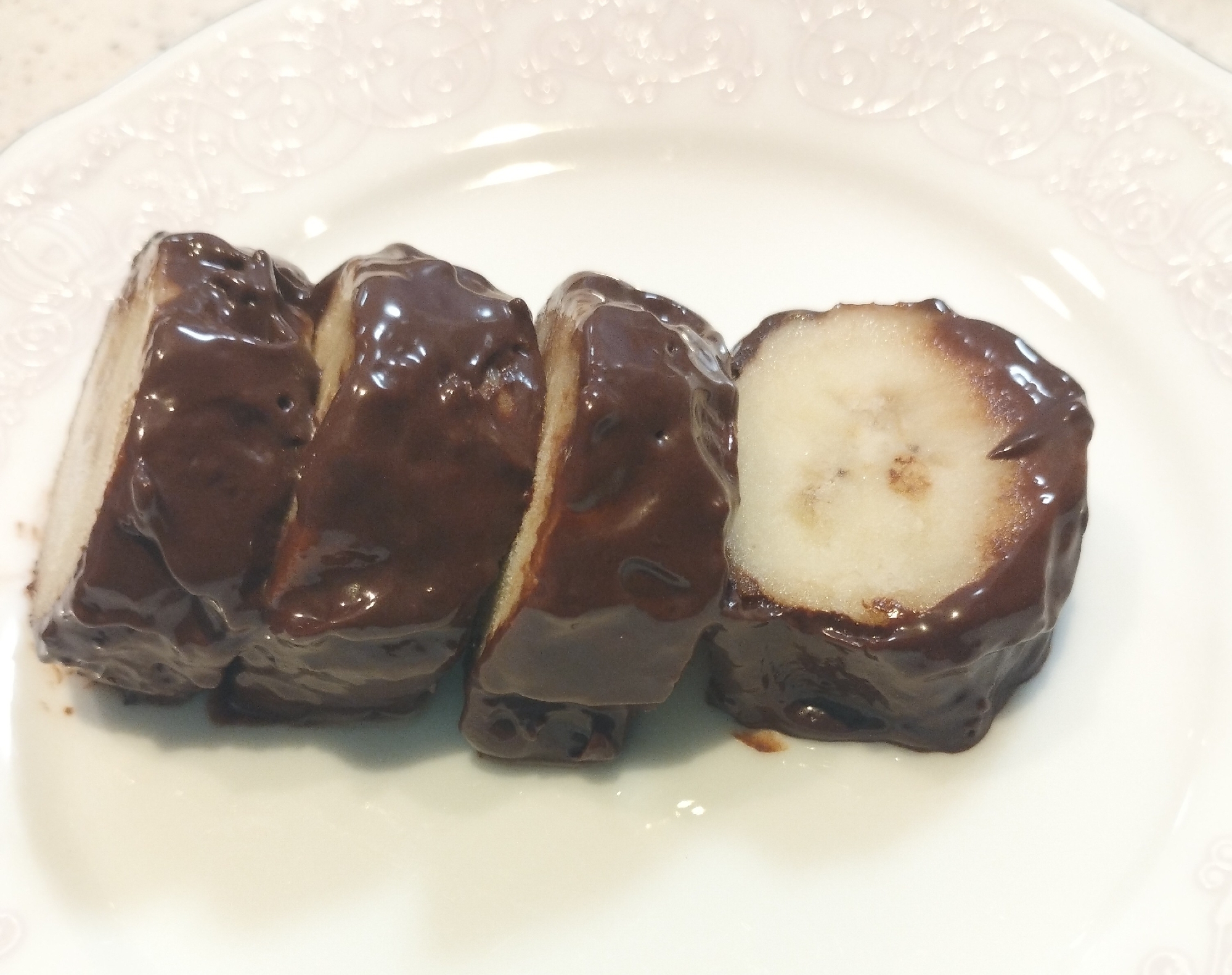 チョコレート不使用!!チョコアイスバナナ