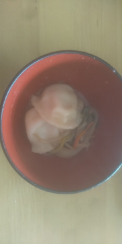 冷凍水餃子で♪餃子の旨味が利いてる簡単スープ餃子