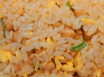 卵と長芋とねぎの炒飯