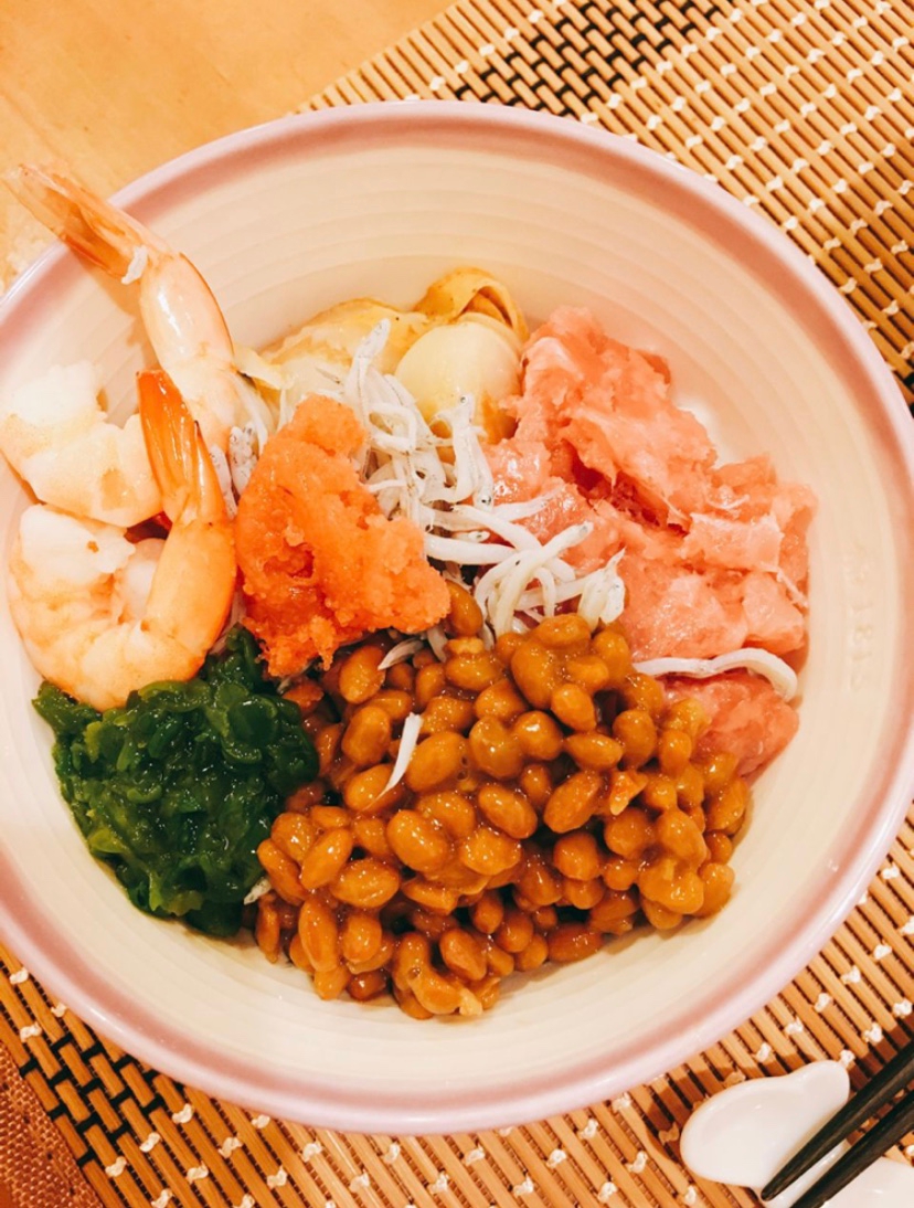 海鮮&納豆ぶっかけ丼