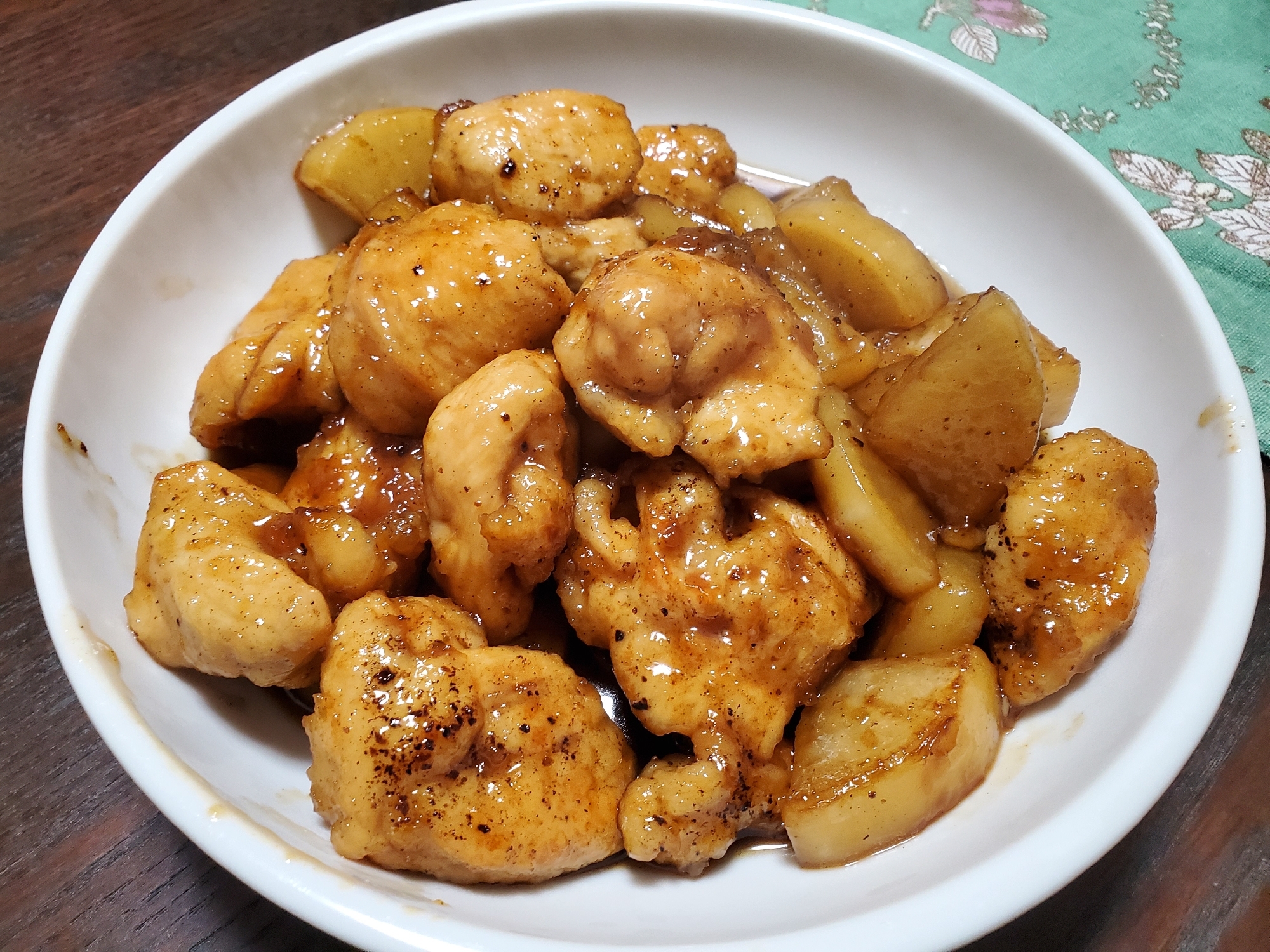 鶏むね肉と大根のゆず胡椒煮