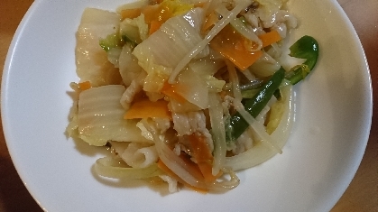 牛肉と豚肉の野菜炒め