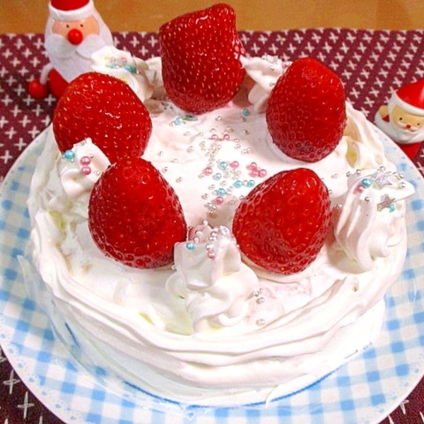 手間を省いてクリスマスケーキを手作りで レシピ 作り方 By サクラノカタライ 楽天レシピ 手間を省いてクリスマスケーキを手作りで レシピ 作り方 By サクラノカタライ 楽天レシピ