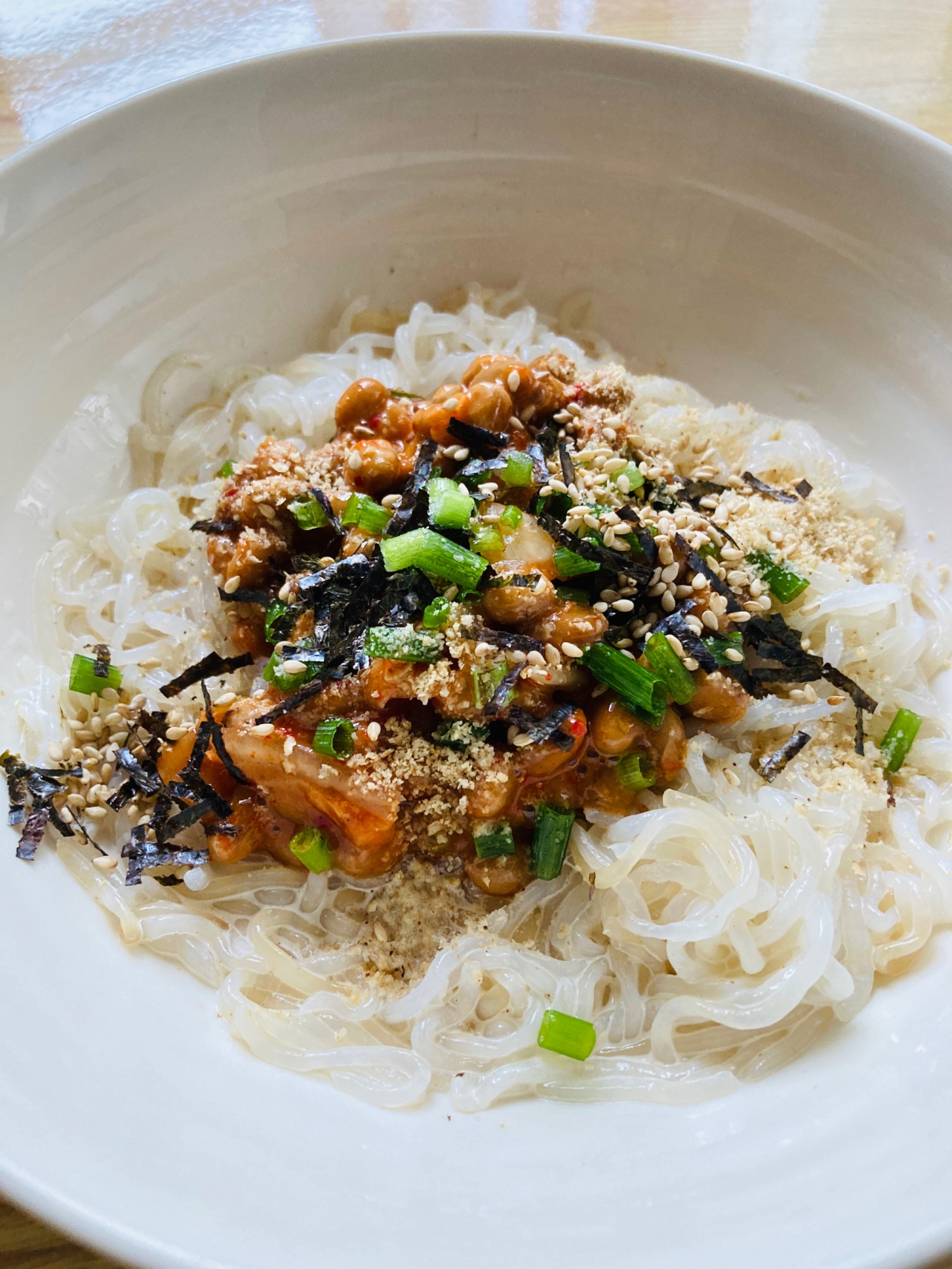 夏バテ中にも！白滝のスパイシー冷麺