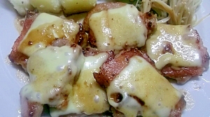 豚ひれ肉のソテー ベーコン チーズ載せ レシピ 作り方 By Chaachan6066 楽天レシピ