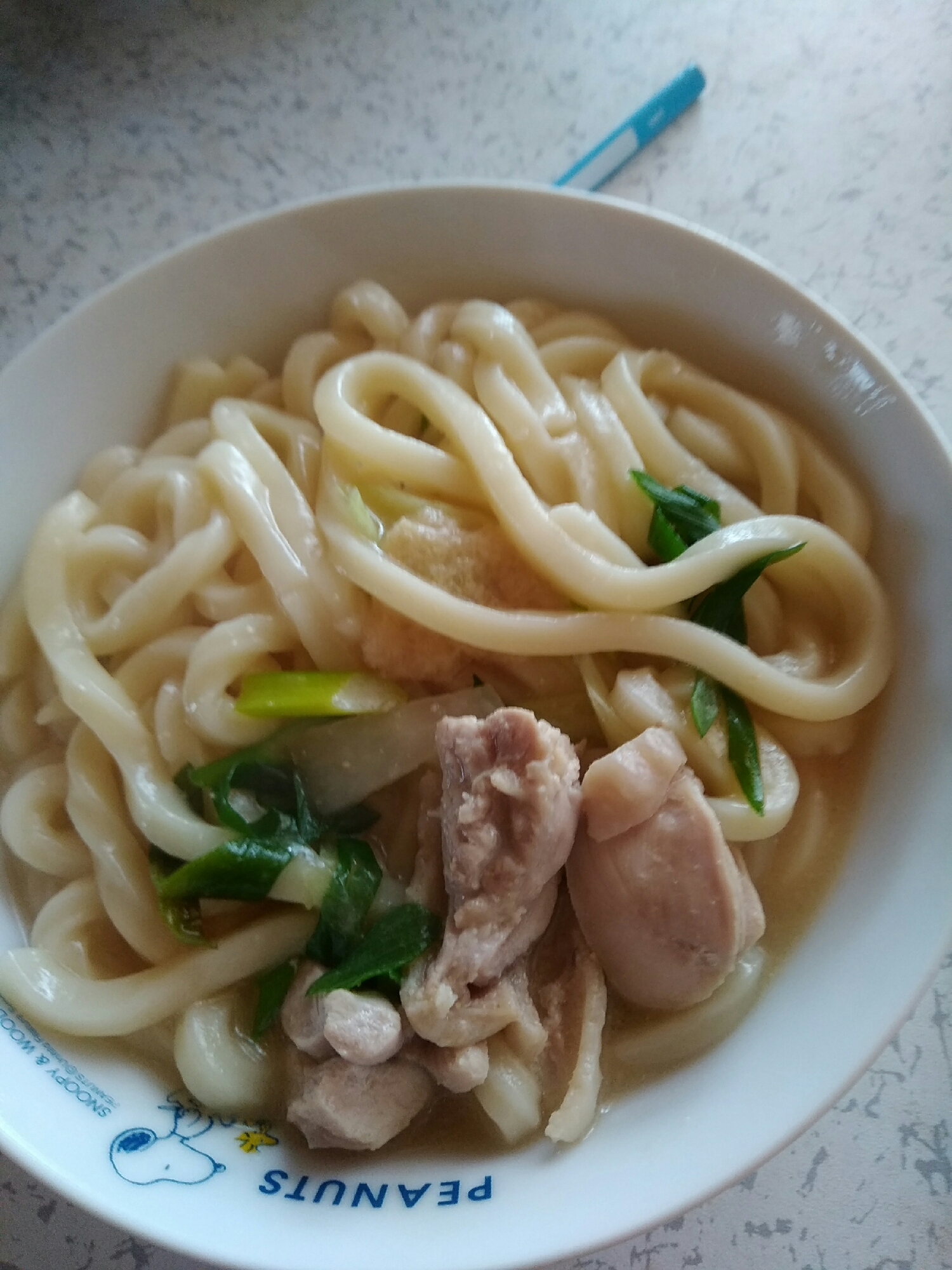 鶏の味噌煮込みうどん