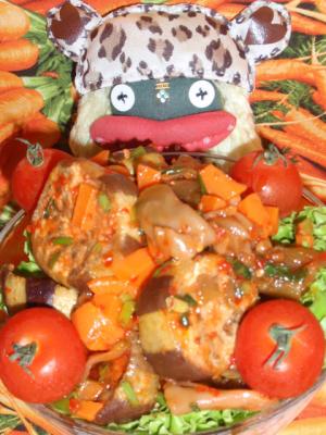 ピリ辛！茄子と搾菜の中華風サラダ